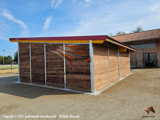 Offenstall kaufen - Pferdeunterstand, Weideunterstand, Laufstall für Pferde & Weidehütte, AUSSENBOXEN Pferdeunterstand - Weideunterstand - Unterstand - Offenstall bauen, AUSSENBOXEN (AUSSENBOXEN Sp. z o.o.), Paddock-, Boxen- & Stallmatten, Wałcz, Abbildung 6