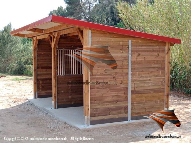 Offenstall kaufen - Pferdeunterstand, Weideunterstand, Laufstall für Pferde & Weidehütte, AUSSENBOXEN Pferdeunterstand - Weideunterstand - Unterstand - Offenstall bauen, AUSSENBOXEN (AUSSENBOXEN Sp. z o.o.), Paddock-, Boxen- & Stallmatten, Wałcz, Abbildung 8