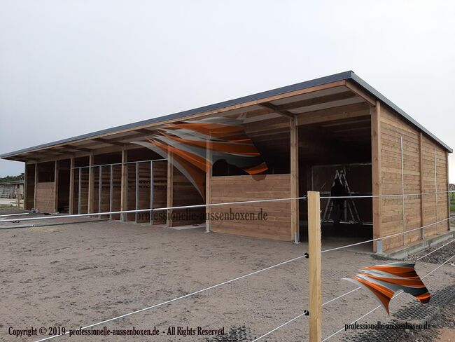 Offenstall kaufen - Pferdeunterstand, Weideunterstand, Laufstall für Pferde & Weidehütte, AUSSENBOXEN Pferdeunterstand - Weideunterstand - Unterstand - Offenstall bauen, AUSSENBOXEN (AUSSENBOXEN Sp. z o.o.), Paddock-, Boxen- & Stallmatten, Wałcz, Abbildung 22