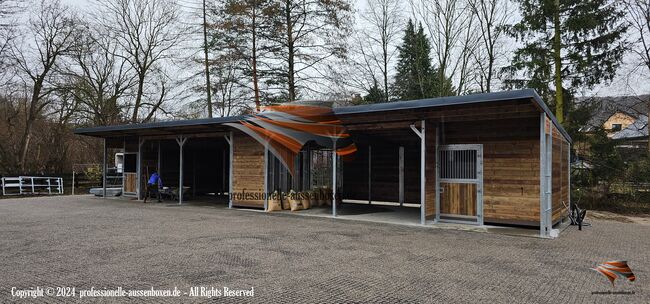 Offenstall kaufen & Weideunterstand - Pferdeunterstand, Weidehütte & Laufstall für Pferde, AUSSENBOXEN Pferdeunterstand - Weideunterstand - Unterstand - Offenstall bauen, AUSSENBOXEN (AUSSENBOXEN Sp. z o.o.), Weidezelte & Unterstände, Wałcz, Abbildung 6