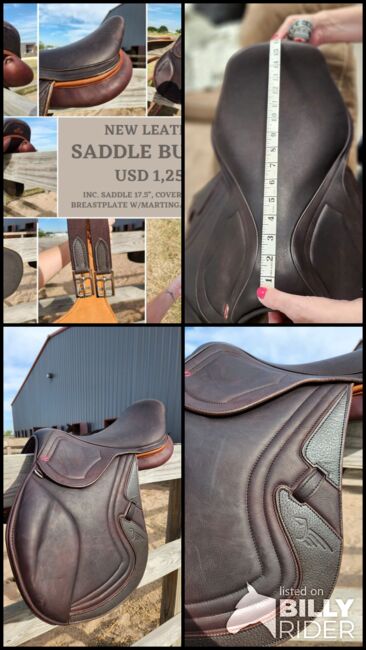 OFFER!!! New Leather Saddle Bundle, Saint Spirit Champion, Florencia, Springsattel, Houston, Abbildung 21