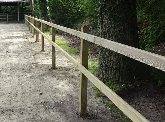 Holzzaun | Weidezaun Pferd | Zaun holz | Reitplatz Zaun, Rutjes Pferdeboxen und Zäune, Padok, Goor, Image 3