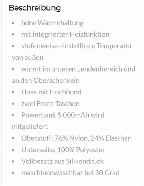 HKM Heizreithose, Sue , Bryczesy, Wil SG, Image 7