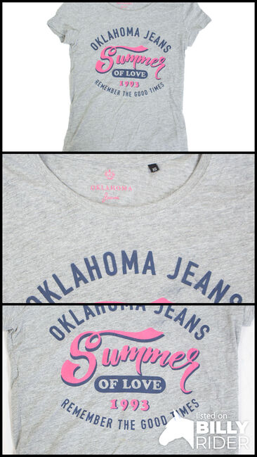 Oklahoma Jeans T-Shirt grau XS, Oklahoma Jeans, myMILLA (myMILLA | Jonas Schnettler), Koszulki i t-shirty, Pulheim, Image 4