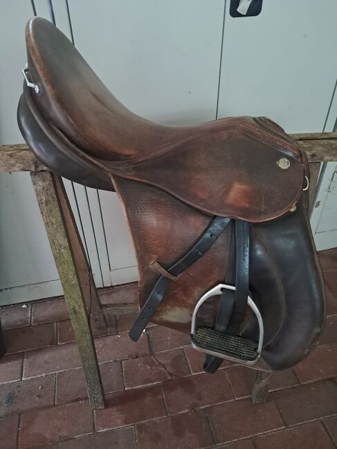 Alter VS Sattel Kieffer in braun, Kieffer  Katrin Claßen, Katrin Claßen, All Purpose Saddle, Schermbeck, Image 7