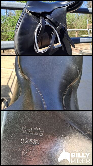 Älterer Röösli Springsattel, Röösli, Franziska Föhn , Jumping Saddle, Schwyz, Image 4