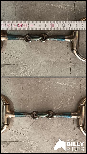 Olivenkopfgebiss, doppelt gebrochen, 12,5, sweet iron, Elka, Horse Bits, Alfdorf, Image 3