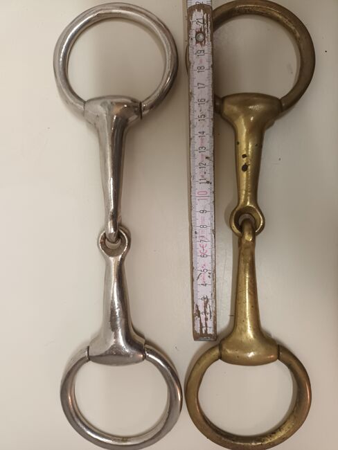 Olivenkopfgebisse 2 Stück, Silber und kupfer- Preis für 2, Naty, Horse Bits, Schweinfurt, Image 2