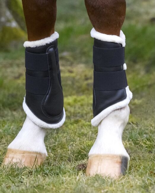 UNBENUTZE Gamaschen, Showmaster Gamaschen, Lisa Huster, Tendon Boots, Dresden