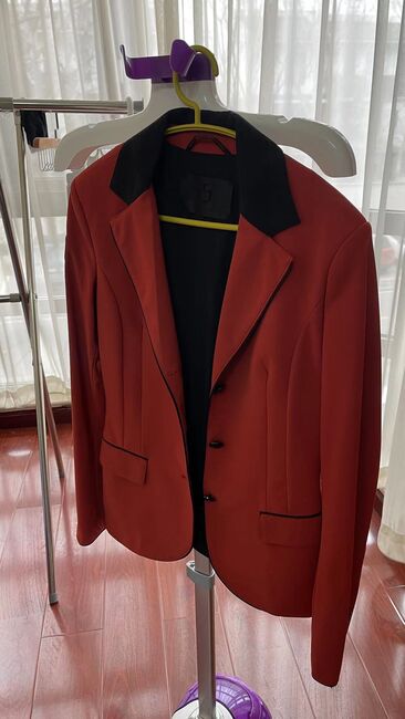 Orange red CT jacket, cavalleria toscana SKU 53627, Celine Chu, Riding Jackets, Coats & Vests, Ommen, Image 4