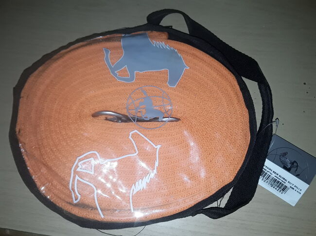 Oranges Set Pony, Halfter, Longe, Schabbi, 4er Gamaschen, neu, Preis s. Text, XYZ, Dressage Pads, Groß Wittensee, Image 6