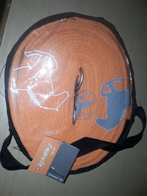 Oranges Set Pony, Halfter, Longe, Schabbi, 4er Gamaschen, neu, Preis s. Text, XYZ, Dressage Pads, Groß Wittensee, Image 5