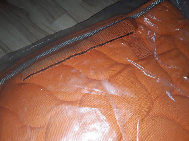 Oranges Set Pony, Halfter, Longe, Schabbi, 4er Gamaschen, neu, Preis s. Text, XYZ, Dressage Pads, Groß Wittensee, Image 8