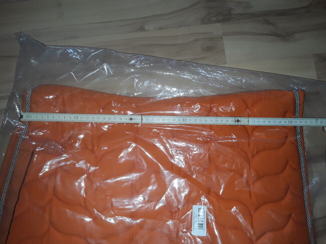 Oranges Set Pony, Halfter, Longe, Schabbi, 4er Gamaschen, neu, Preis s. Text, XYZ, Dressage Pads, Groß Wittensee, Image 7
