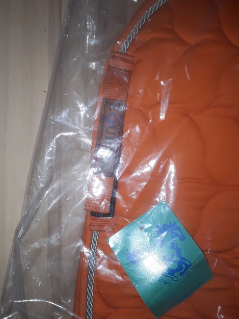 Oranges Set Pony, Halfter, Longe, Schabbi, 4er Gamaschen, neu, Preis s. Text, XYZ, Schabracken, Groß Wittensee, Abbildung 9