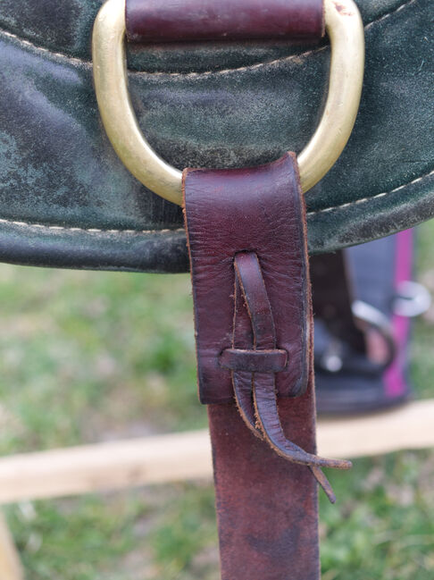 Originales Parelli Bareback Pad in schönem grün! Reitpad, Lederpad, Tannengrün, Parelli Natural Horsemanship Bareback Pad, Nine, Reitpad, Ettenheim, Abbildung 5