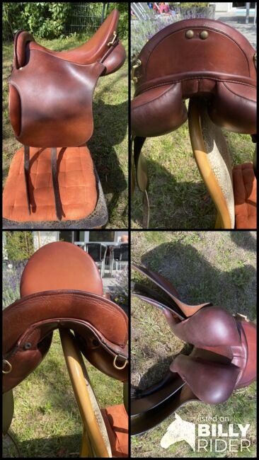 Original brauner Ibero Amazona Premium Line Sattel,32 er Kammer,18er Sitz,V-Gurt, Ibero Ibero Amazona Premium Line, Susanne von Gersdorff, Dressage Saddle, Hennigsdorf, Image 14