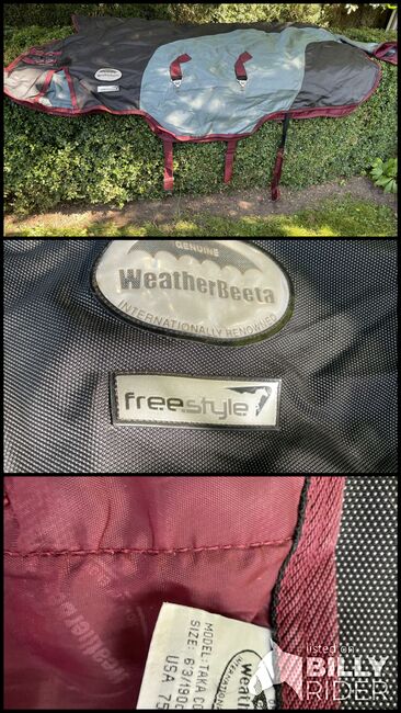 Regendecke WeatherBeeta, WeatherBeeta, Friederike , Derki dla konia, Lienen, Image 4