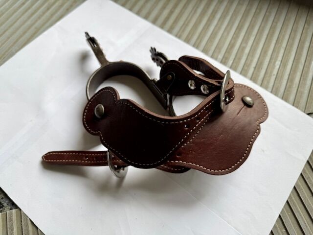 Westernsporen mit Sporenriemen von Weaver, Weaver leather, Myriam, Ostrogi, Heilbronn, Image 3