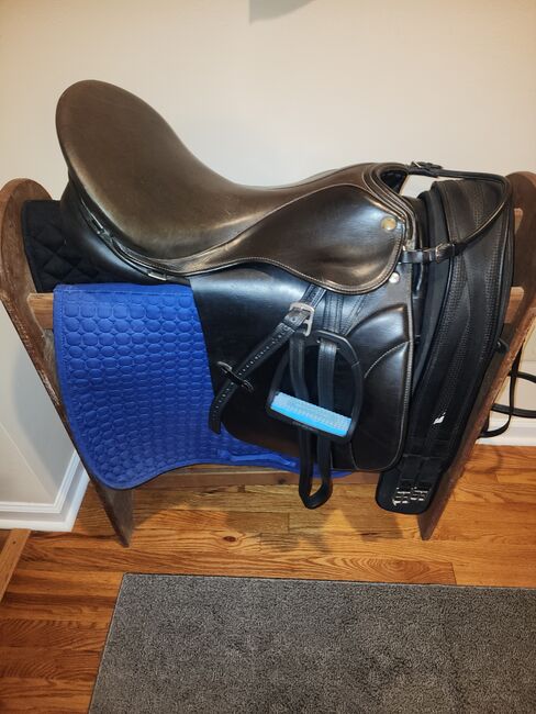 Otto Schumacher profi dressage saddle bundle 18/w, Otto Schumacher   Profi, Elizabeth Trimbach , Dressursattel, Six Mile