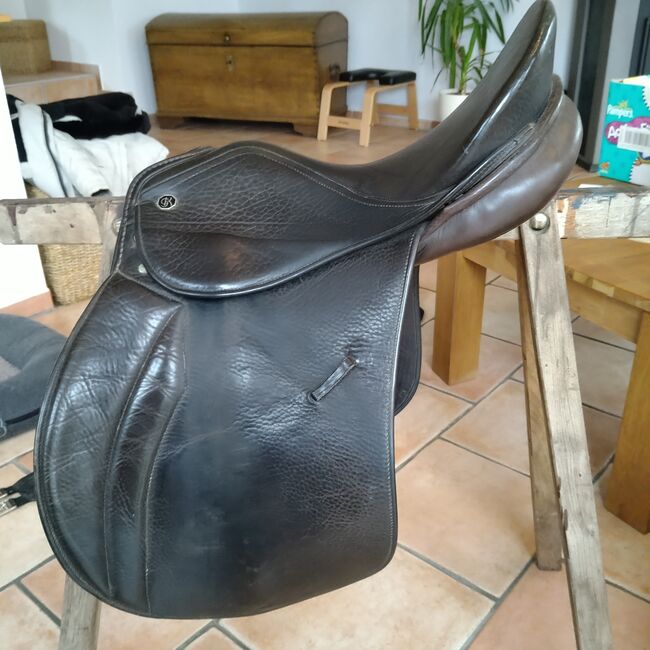 Älterer gut erhaltener Vielseitigkeitssattel zu verkaufen, Kieffer Isar, Petra Holtkamp, All Purpose Saddle, Melle, Image 2