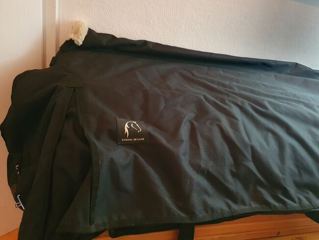 Outdoor/ Regendecke,  50gr,  schwarz, 155cm, Cheval de Luxe  Nantes Basic, Nicole Carls , Pferdedecken, Rosengarten, Abbildung 7