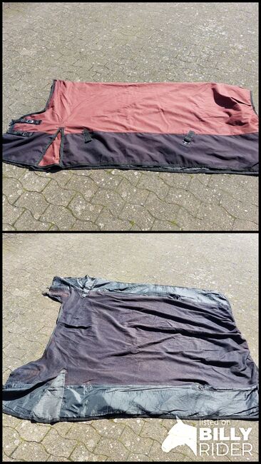 Outdoordecke – braun/schwarz - Größe 165cm – 200g-Füllung, N.E., Pferdedecken, Gütersloh, Abbildung 3