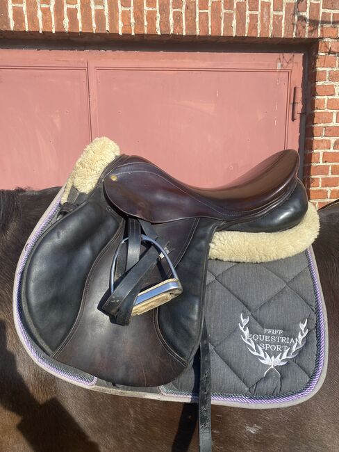 P.A. Spirig CH. Gossau Springsattel, 17,5“, P.A. Spirig CH. Gossau, Ally, Jumping Saddle, Salzkotten