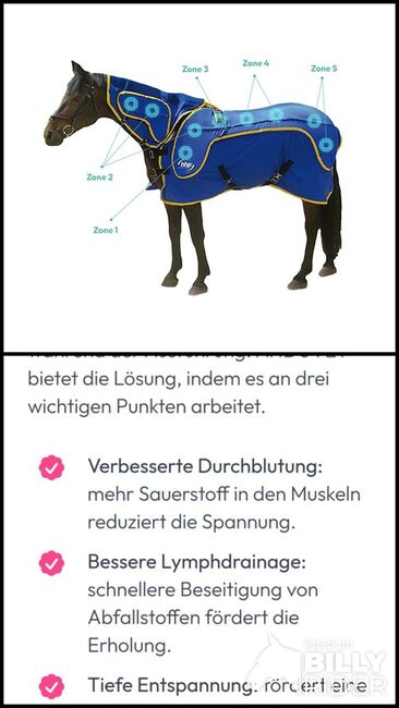Pferdedecke, Anduvet , Patricia , Horse Blankets, Sheets & Coolers, Lerchenfeld, Image 3
