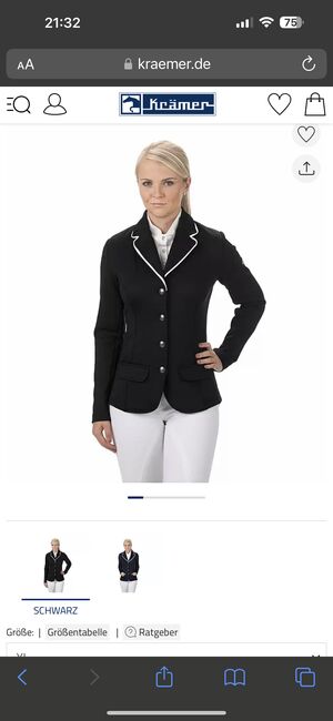 Reitturnier Jacket gr XL, Maria Grebe , Show Apparel, Grävenwiesbach 