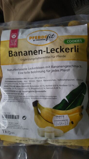 Pferdeleckerlis mit Bananengeschmack, Pferdefit, Pascal , Horse Feed & Supplements, Bremen