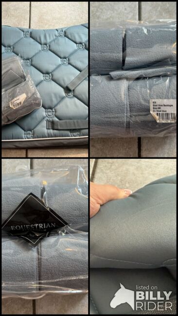 Equestrian Stockholm Steel Blue Set Cob, Equestrian Stockholm  Steel Blue , Lara Weber , Dressage Pads, Andernach, Image 9