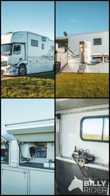 Pferdetransporter Mercedes Actros 1832 Horsetruck Wohnmobil Tiertransporter Viehtransporter, Dickenherr Dickenherr Actros, Gerhard Strobel (Dickenherr Trucks und Trailers), Horse Trailers, Baden-Württemberg - Unterschneidheim, Image 21