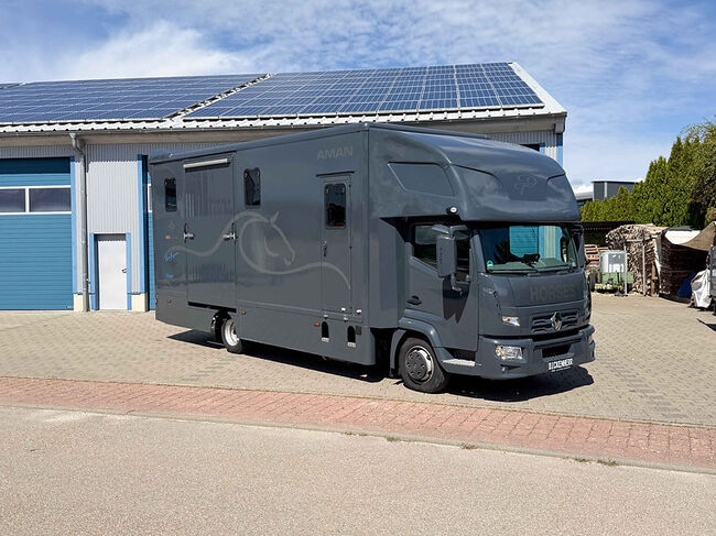 Pferdetransporter 7,5t Renault D2 Schaltgetriebe 65.000KM Euro 6 Norm 180 PS Klima Viehtransporter, Dickenherr D2, Gerhard Strobel (Dickenherr Trucks und Trailers), Horse Trailers, Baden-Württemberg - Unterschneidheim