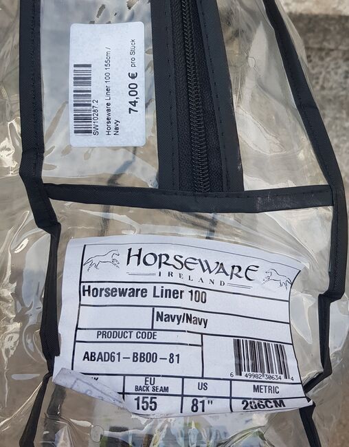 Horsware Liner (Unterziehdecke), Horseware, Amigo 155 cm , Tanja, Horse Blankets, Sheets & Coolers, Hersbruck , Image 5