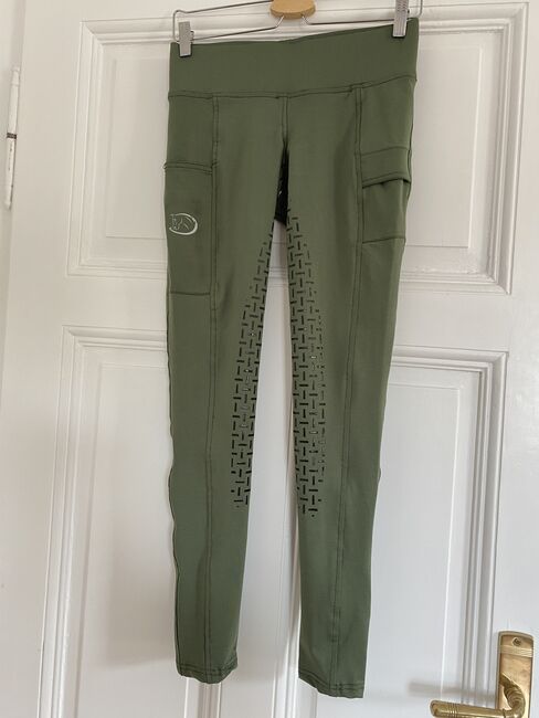 Reitleggings oliv Vollgrip mit Handytaschen, RidersChoice, Laura, Breeches & Jodhpurs, Friedrichsdorf