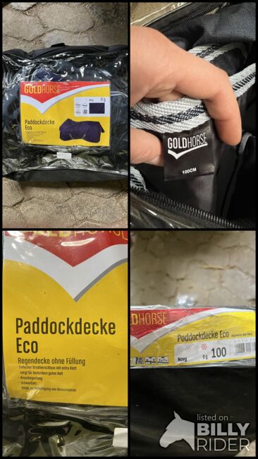 Paddockdecke, Regendecke ohne Füllung Pony 100cm, Goldhorse, Lena Stöcker, Horse Blankets, Sheets & Coolers, Siegen, Image 5
