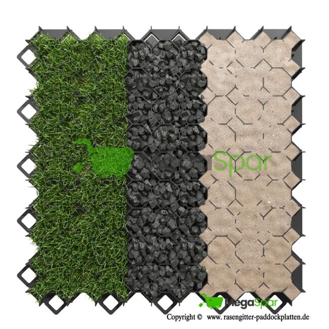 Paddockplatten und Parkplatzgitter, Rasengitter & Kieswaben Qualität für Reitplatz - Paddock / Stall, MEGASPAR - Online Shop Kunststoffgitter & Parkplatzgitter - Rasengitter und Kieswaben, Bodengitter Top Paddockplatten, MEGASPAR Online-Shop (Walas Krystian BAU-CONSULTING), Horse & Stable Mats, Berlin, Image 4