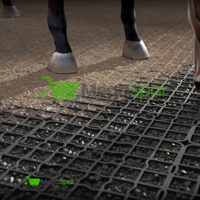 Paddockplatten ReitPRO 40 kaufen | Rasengitter & Kiesgitter für Reitplatz und Pferdepaddock, MEGASPAR - Online Shop Rasengitter | Paddockplatten | Kunststoffmatten & Parkplatzgitter , MEGASPAR Online-Shop (Walas Krystian BAU-CONSULTING), Stabilne maty, Berlin