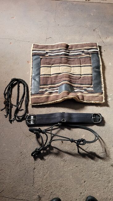 Westernpaket Pferde Paket Pad Gurt Zügel, Pad Knotenhalfter Zügel gurt, Denise, Westernowo podkładki pod siodło, Niedergebra