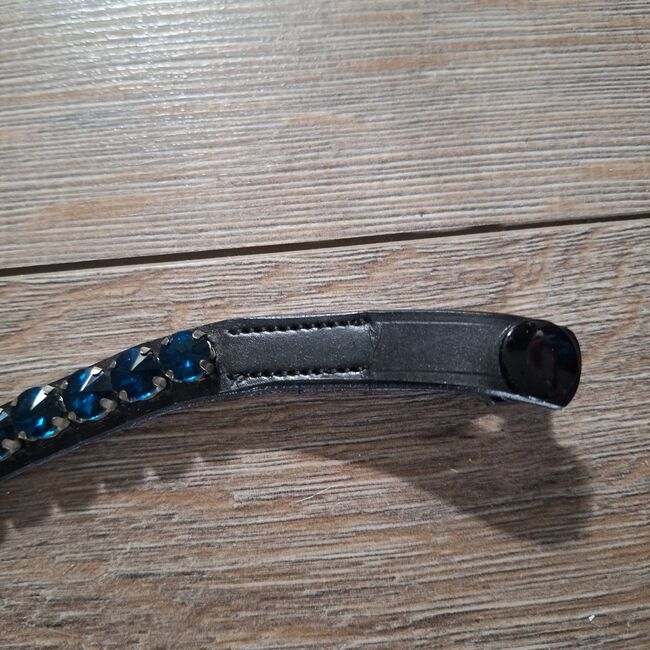 Stirnriemen WB Petrol, Hufbotique, ADN, Browbands, Duisburg, Image 3