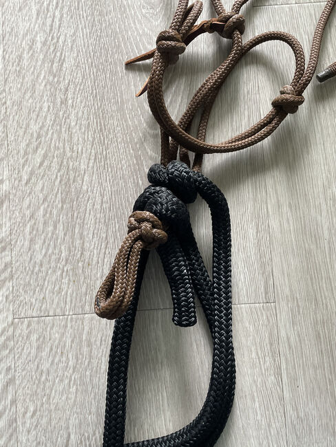 *° Parelli Natural Hackamore * Zügel + Führseil * Reit-Knotenhalfter * braun & schwarz * Western °*, Pat Parelli  Parelli Natural Hackamore, annadausac, Ogłowia bezwędzidłowe, Aachen, Image 5