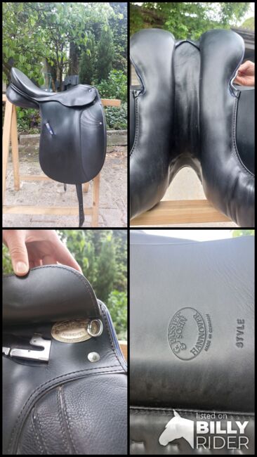 Passier Blue Dressur Sattel 17,5 Zoll, Passier Blue, Cindy Zimmermann , Dressage Saddle, Hagen, Image 5