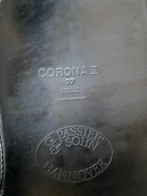 Passier Corona 2 Dressursattel 17 Zoll schwarz, Passier Corona 2 Dressursattel, Selina Frei, Dressage Saddle, Oldenburg, Image 6