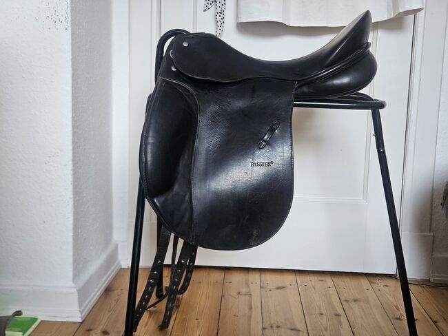 Passier Corona II 2 Zwei 17" Zoll doubliert schwarz Dressursattel, Passier & Sohn Corona II, Line, Dressage Saddle, Hamburg