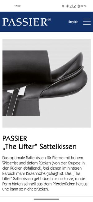 Passier Corona ii 2 zwei Dressursattel 17,5 Zoll mit Lifterkissen, Passier Corona ii 2 zwei, Line Backsen, Dressage Saddle, Hamburg