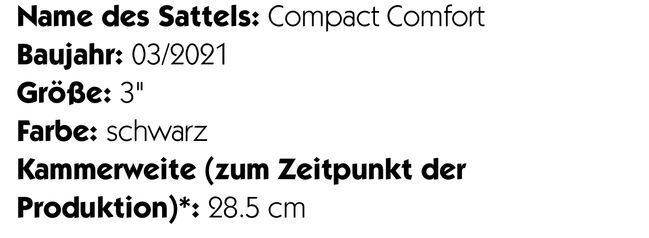 Passier Dressursattel Compact Comfort Gr. 3 18“ verstellbare Kammer, Passier Compact Comfort , L. Gebhardt , Dressursattel, Creußen , Abbildung 12