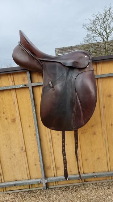 Passier Dressursattel Grand Gilbert 17 Zoll braun (havanna), Passier Grand Gilbert, Jessica, Dressage Saddle, Aufenau, Image 4