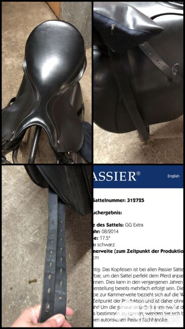 Passier Dressursattel GG Extra Schwarz 17,5, Passier GG Extra, Franziska , Dressage Saddle, Luhmühlen , Image 10