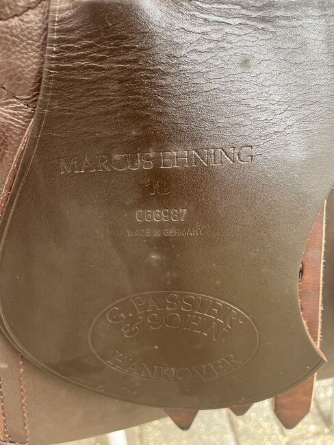 Passier Springsattel Marcus Ehring braun, Passier Marcus Ehring, Miriam Falkenstein , Jumping Saddle, Kerpen , Image 8